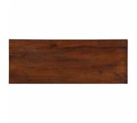 Générique Dessus de Table rectangulaire 90x30x3,8 cm en Bois Massif récupéré, Plateau Rustique en Teck, manguier, pin et hêtre, Surface Lisse Facile à Nettoyer, pièce Unique pour Table