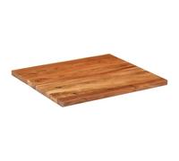 Générique Dessus de Table Rectangulaire 90x80x2,5 cm Bois Massif Acacia | Plateau remplacement,table bar,table appoint,bois dur tropical,surface lisse,charme rustique