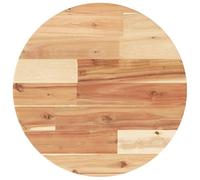 Générique Dessus De Table Rond Acacia 40 Cm Diametre | Bois Massif, Epaisseur 4 Cm, Surface Lisse, Entretien Facile, Usage Multifonction