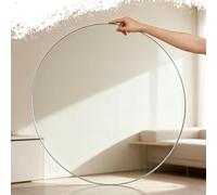 Générique Dessus De Table Verre Trempé, Plateau De Table Ronde en Verre, Incassable, Sécurisé Vitre Plaque pour Table De Salle À Manger De Remplacement(28CM(11IN))