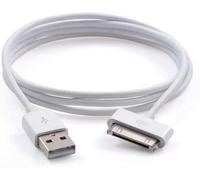 Générique /// DESTOCKAGE Câble Chargeur USB pour iPhone 4 4S 3 G 3 G 1 m Blanc