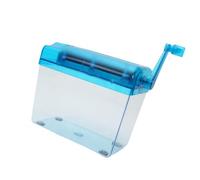 Générique Destructeur Manuel de Papier A6 Mini Portable en Abs et Métal, Coupe-Bandes de 3mm, Léger et Facile à Nettoyer pour Bureau et École