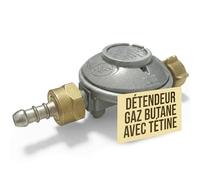 Générique Détendeur de Gaz Butane avec Tétine, Gris, Alimentation au Gaz