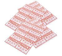 Générique D'étiquettes Autocollantes Fragiles Rouges Faciles à Utiliser 20 Feuilles Papier Couché Auto-adhésif pour Expédition pour Emballage et Transport Sécurisé