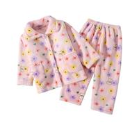 Générique Deux pièces Costume de Pyjamas pour Garçon AdolescentTenues Détente Ensemble Pyjama animé Doux Vêtement Nuit Haut et Pantalon Manches Longues vêtements d'automne Petites Filles garçons