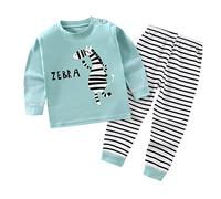 Générique Deux pièces Costume de Pyjamas pour Garçon AdolescentTenues Détente Ensemble Pyjama animé Loungewear décontracté Tenue Col Rond Confortable vêtements d'automne Petites Filles et garçons