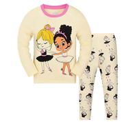Générique Deux pièces Costume de Pyjamas pour Garçon,AdolescentTenues Détente Impression Dessin animé lot 2 Col Rond Pantalon Epais Hiver Chaud Petites Filles et garçons