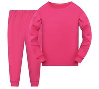 Générique Deux pièces Costume de Pyjamas pour Garçon Tenue décontractée garçons Ensemble Pyjama animé Doux Vêtement Nuit Manches Longues et Respirant Petites Filles