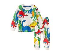 Générique Deux pièces Costume de Pyjamas pour Garçon,Tenue décontractée garçons Ensembles Pyjama Mignonne Enfants Colorier Col Rond Pantalon Doux et Respirant 12 Mois-14 Ans