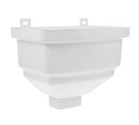 Générique Déviateur Carré en Pvc 80x100 Mm pour Gouttière, Filtre pour Récupérateur D'eau de Pluie, Système Collecte Eaux Pluviales pour Villa et Jardin, Drainage et Solide