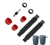 Générique Déviation De Gouttière pour Récupérateur d'eau | Adaptateur Étanche | Kit de Raccord de Tuyau pour Baril de Pluie,pour Irrigation De Jardin Entretien De Pelouse Irrigation De Terrasse