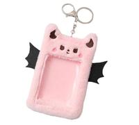 Générique Devil Plush Card Holder - Cute Plush Photocard Holder with | Photo Card Protector for Boys and Children, Credit Sleeve, Stylish Devil-Themed Holder, Perfect for Kids