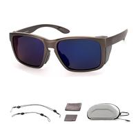 Générique Devimumam Fishing Glasses, Devinuman Fishing Retro Polarised Sunglasses, Anti-fall Integrated Anti-slip Ropes (XL03 T6%)