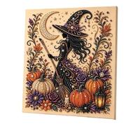 Générique Diamond Painting Adulte Kit DIY Perles Halloween - Broderie Diamant kit Complet Fantôme 3D en Peinture Diamond Painting Accessoires Déco Murale Maison Automne Cadeau Original Pour Fêtes