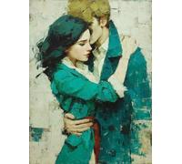 Générique Diamond Painting Amour Diamond Painting Adulte Paysage, Peinture Diamant, 5D Broderie Diamant Activité Manuelle Adulte DIY Round Strass Artisanat Kits pour Murale Décoration 30x40cm 1-2551