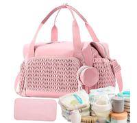 Générique Diaper Bag, Large-Capacity Tote with Pacifier Case, Multi-Functional Baby Travel Organizer, 11.81 inches Reusable Storage for Essentials at Home and on-The-Go