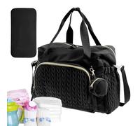 Générique Diaper Bag | Large Capacity Tote with Pacifier Case | Reusable Travel Accessories, Baby Essentials for Home, Travel, Hospital, Shoulder Backpack for Moms & Dads