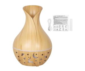 Générique Diffuseur d'aromathérapie - Capacité du réservoir d'eau de 200 ML, matériau PP ABS, Taille compacte de 10 cm, éclairage LED coloré | pour Ambiance Parfum détente Chambre Salon Bureau