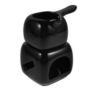 Générique Diffuseur D'arômes Maison, Brûleur D'huiles Essentielles en Céramique Noir, Diffusion D'arômes, Opération Pratique, pour Salons de Beauté, Ambiance Décorative
