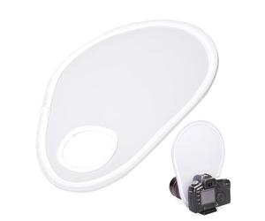 Générique Diffuseur De Blanc - Diffuseur De Pour Appareil Photo, Accessoire D'éclairage Universel Pour Montage Sur Chaussure, Modificateur De Photographie Macro Compact | Équipement D'éclairage De S