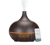 Générique Diffuseur Huiles Essentielles 550ml - Ensemble avec Télécommande | Lampe LED Désodorisant Maison | Relaxant pour Méditation, Chambre, Appartement, Chargement USB Pratique