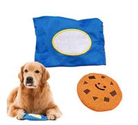 Générique Digging Toys Dogs, Teething Cookie Plush Bag, 6.69x4.92 inches, Interactive Foraging Puzzle, Super Soft Sniff Enrichment Toy for Boredom Relief and Outdoor Play (Blue)