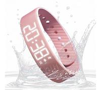 Générique Digital Alarm Watch, Silent Vibration Clock, Smart Wristband Timer, Adjustable Strap Fit, Noiseless Function, Great School Mornings, Travel Use, Sports Wear, Gift for Sleepers