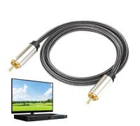 Générique Digital Audio Cable - Male To Male Cables | TV Power Amplifier Cable Support Bidirectional Transmission For DVDs, CDs Players, TV Sets, Power