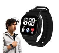 Générique Digital Sports Watch, LED Watch for Kids, Waterproof Silicone Timepiece, Comfortable Design, Adjustable Strap, Stylish Display, for Children, Women, Men, Outdoor Activities