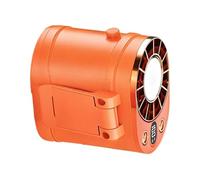 Générique Digital Waist Fan, Adjustable Speed Device, Clip with Cooling Feature, High Velocity Wearable Fan, Mini Stroller with Modern Style, Portable Neck Blower for Office and Cruise