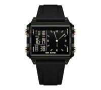 Générique Digital Watch | 50m Waterproof Square Clock Timepiece | Waterproof Watch With Backlight Countdown For WorkHiking Camping Fishing Sports Outdoor Running Gym Cycling