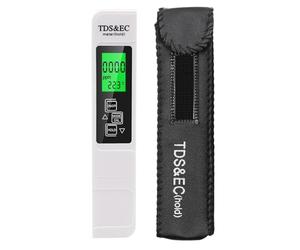 Générique Digital Water Tester, Portable Quality Testing, Accurate Water Detection, Easy to Read LCD, for Garden Aquarium School Experiments Environmental Research Outdoor Travel Home