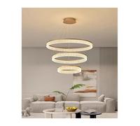 Générique Dining Room Chandelier Indoor Lighting Ceiling Lamp Hanging Lights Led Chandeliers For The Living(Warm White,3 ring 80 60 40cm)
