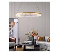 Générique Dining Room Chandelier Indoor Lighting Ceiling Lamp Hanging Lights Led Chandeliers For The Living(RC remote dimming,1 ring 80cm)