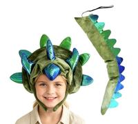 Générique Dinosaur Headband Tail Set Kids Halloween Costume Accessories