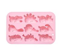 Générique Dinosaur Jelly Mold, Silicone Chocolate, Candy Gummy Jelly Mold | 7.01x4.69x0.75 inches DIY Cute for Kid DIY Cartoon Dino Cake Decor, Chocolate Candy Decorating