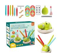 Générique Dinosaur Rocket Playset, Children's Rocket Sensory Game, Outdoor Fun for Ages 4-8, Family-Friendly Activity with Rope Skipping, Built-in Music for Enjoyable Outdoor Games