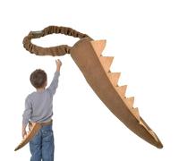 Générique Dinosaur Tail, Cute Dragon Tail With Elastic Band, Children's Non-Woven Stuffed Dinosåur Ťail Costume, For Girls Boys Dinosaur-Themed Parties, 1 Taiĺ