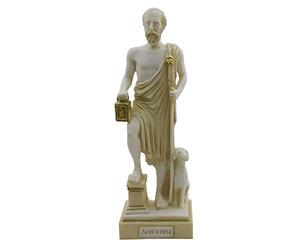 Générique Diogène The Cynic Ancient Philosopher Grec Sculpture Figurine en Albâtre Moulé Blanc Classique pour Maison