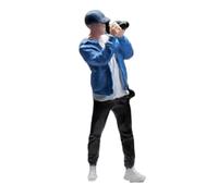 Générique Diorama de Figurine Miniature - Jouet d'affichage de à l'échelle 1/64, scène de Photographe en résine | Décoration pour Adultes et, collectionneurs, étagère de Bureau, modèle d'