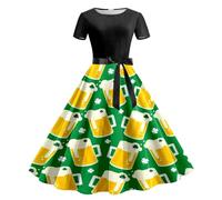 Générique Dirndl midi pour femme Bavarois Vêtements Costume Party Déguisement de soubrette Chambre Cosplay le carnaval la bière