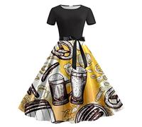 Générique Dirndl midi pour femme style national Costume Party Déguisement Robe De Cocktai Chambre Cosplay d'halloween Tenue carnaval