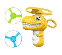 Générique Disc Flying Toy - Interactive Cat Fetch Toy | Funny Dinosaur Launcher with 3 Propeller Spinners, Tracking & Hunting Toys for Kittens & Dogs, Indoor Outdoor Yard Garden Game,