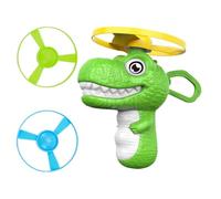 Générique Disc Flying Toy - Interactive Cat Fetch Toy | Funny Dinosaur Launcher with 3 Propeller Spinners, Tracking & Hunting Toys for Kittens & Dogs, Indoor Outdoor Yard Garden Game,