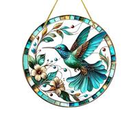 Générique Disc Wall Decor, Owl Dangling Decoration, Acrylic Material Lightweight Design Seasonal Decoration, Home Decor for Hallway, Bedside, Table, Desktop 5.91x5.91x0.08 Inches