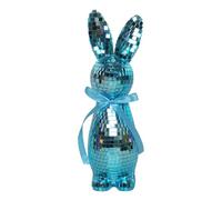 Générique Disco Rabbit - Reflective Easter Bunny Figurine for Spring Home Holiday Decoration, Mantel, Desk, and Shelf Display with Shiny Mirror, Decorative Bunny Accent for Living Room, Bedroom