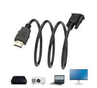 Générique Display Port To VGA Adapter Cable - HD To VGA Converter Cable -Anti-Interference Computer Accessories For PC Projector TV Monitor Desktop