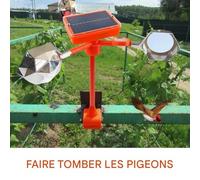 Générique Dispositifs Réflecteurs Anti-Oiseaux | Dispositif Rotatif Anti Pigeons Moineaux Et Pics pour Jardin,Extérieur Résistant Intempéries pour Pigeons Pics Moineaux sur Pelouse Toit Terrasse