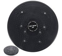 Générique Disque de Appareil Fitness Compact Noir en Pp Rotation Tridimensionnelle pour Perte de Graisse Abdominale pour Entraînement à Domicile