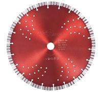 Générique Disque de Coupe diamanté avec Turbo et Trous Acier 300 mm,Lames de scie,1.36KG-143233
